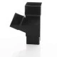 112 Degree Square Branch For Square Black Down Pipes 