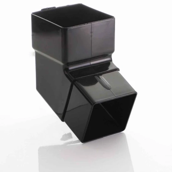 Anthracite Grey Square 112° Degree Offset Bend for Downpipes