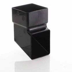 Shoe For Square Black Down Pipes 