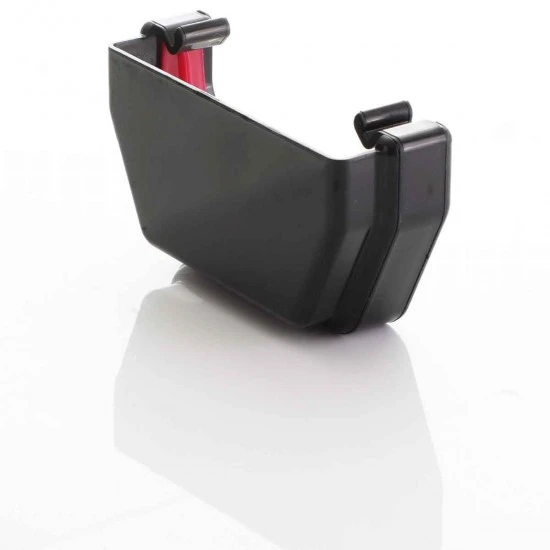 External Stop End Square Anthracite Grey