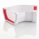 135 Degree Angle For Square White 