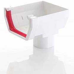Stop End Running Outlet For Square White Stop End Running Outlet For Square White