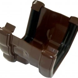 Brown Niagara to Half Round Adapter Brown Niagara to Half Round Adapter