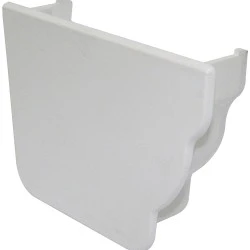Niagara White Internal Gutter Stop End