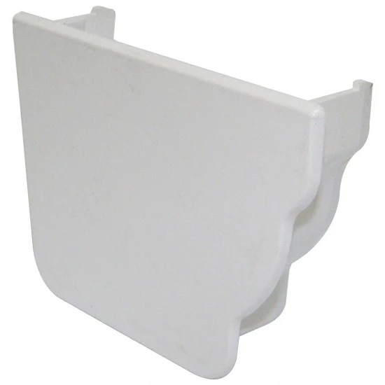 Niagara White Internal Gutter Stop End