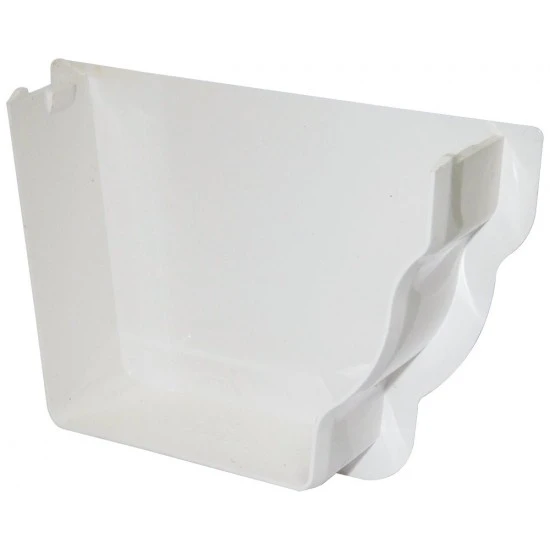 Niagara White Internal Gutter Stop End