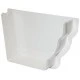 Niagara White Internal Gutter Stop End