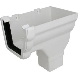 White Niagara Stop End Outlet