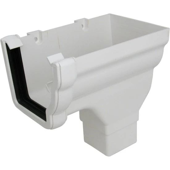 White Niagara Stop End Outlet