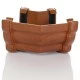 135º Golden Light Oak Ogee Niagara External Angle