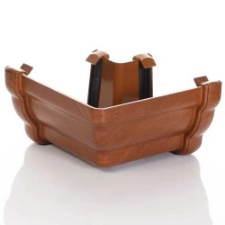 90º Oak Ogee Niagara External Gutter Angle