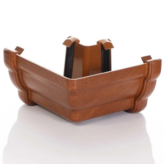 90º Oak Ogee Niagara External Gutter Angle