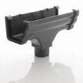 FloPlast graphite grey Ogee guttering