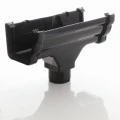 FloPlast Niagara black Ogee guttering