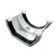 White Square To 112mm Half Round Adapter (RDS1W)