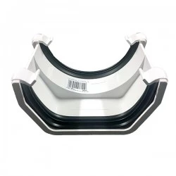 White Square To 112mm Half Round Adapter (RDS1W)