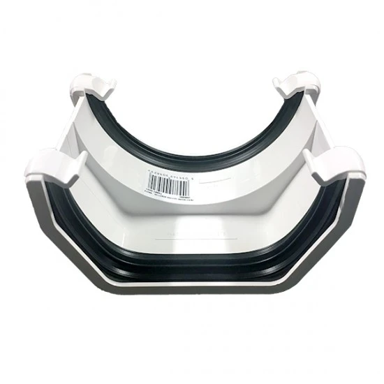 White Square To 112mm Half Round Adapter (RDS1W)