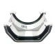 White Square To 112mm Half Round Adapter (RDS1W)