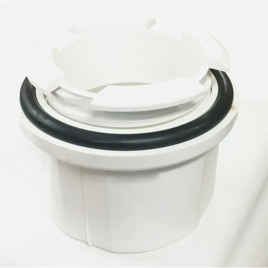 White Synseal Gutter Spigot