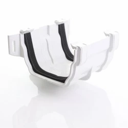 White Synseal Gutter Union XYR908