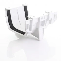 White Synseal Gutter Union XYR908