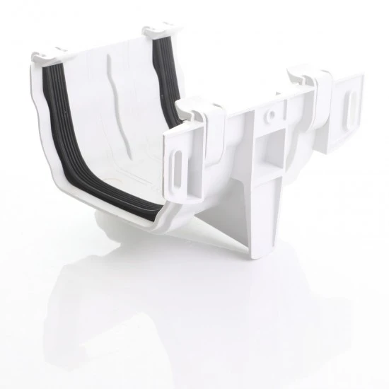 White Synseal Gutter Union XYR908