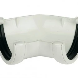 Deepflow/ FloPlast White Hi-Cap 135º Gutter Angle