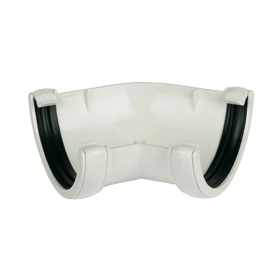 Deepflow/ FloPlast White Hi-Cap 135º Gutter Angle