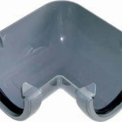 Deepflow/ FloPlast Light Grey Hi-Cap 90º Gutter Angle