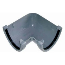 Deepflow/ FloPlast Light Grey Hi-Cap 90º Gutter Angle