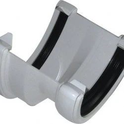 White 115mm Deep To112mm 1/2 Round Convertor