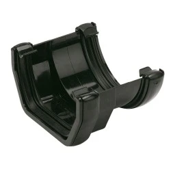Square To 112mm Round Black Gutter Adapter (RDS1B)