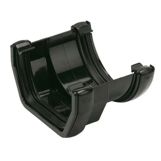 Square To 112mm Round Black Gutter Adapter (RDS1B)