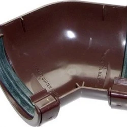 112mm Brown Half Round 135º Angle  