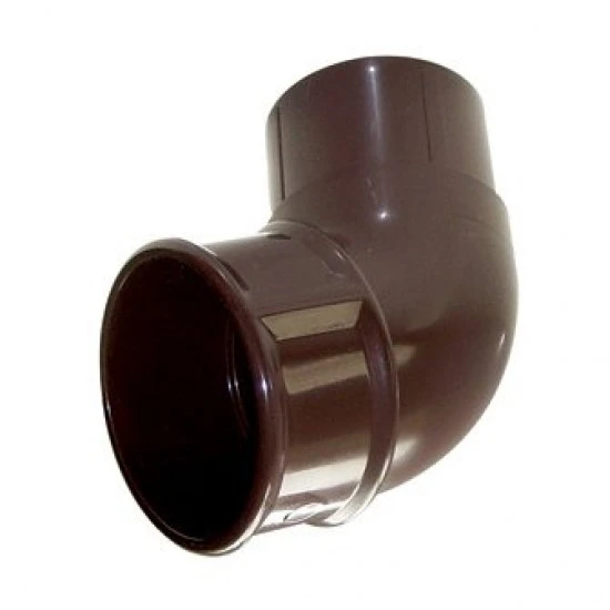 68mm Brown Round 112º Downpipe Off Set Bend 68mm Brown Round 112º Downpipe Off Set Bend