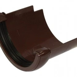112mm Brown Half Round to Cast Iron Adapter 