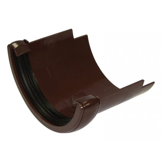 112mm Brown Half Round to Cast Iron Adapter 