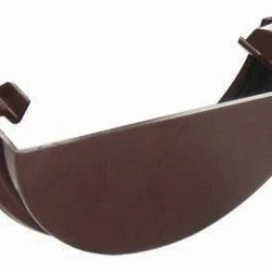 112mm Brown Half Round External Stop End 