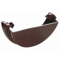 112mm Brown Half Round External Stop End 