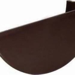 112mm Brown Half Round Internal Stop End