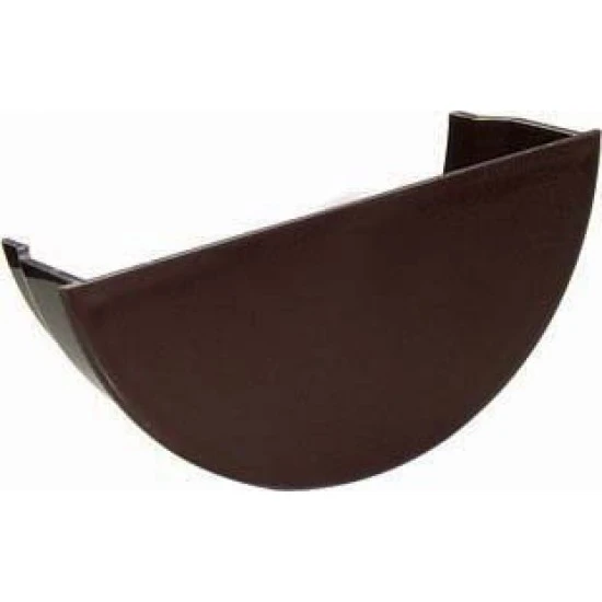 112mm Brown Half Round Internal Stop End