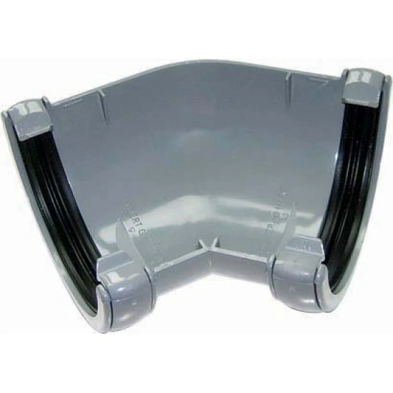 112mm Grey Half Round 135º Angle (RA2G)