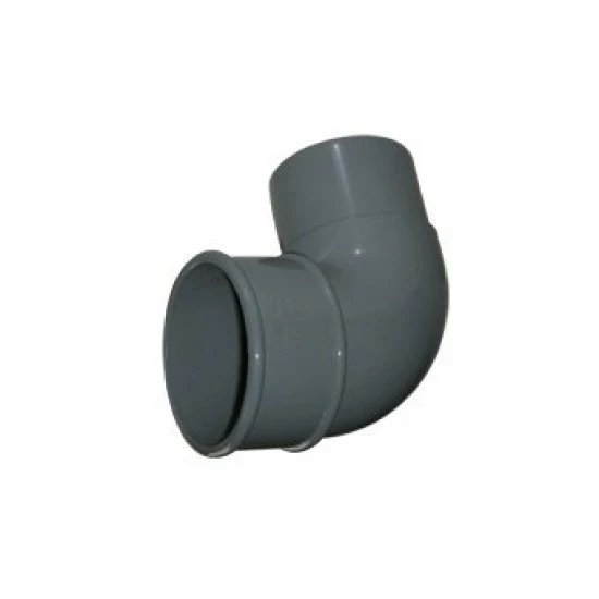 Light Grey Round 92.5° Offset Bend