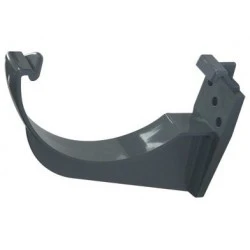  112mm Grey Half Round Bracket (AK1G)