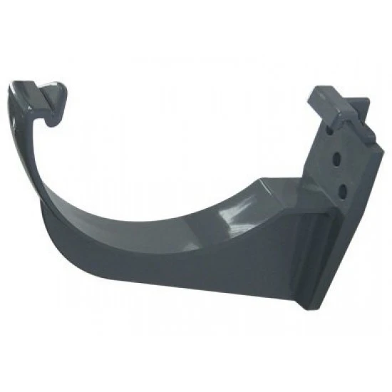  112mm Grey Half Round Bracket (AK1G)