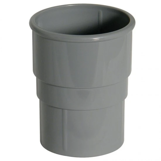  68mm Light Grey Round Downpipe Pipe Joint (AS1G)