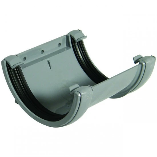 112mm Grey Half Round Union Joint 