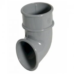 68mm Light Grey Round Downpipe Shoe 68mm Light Grey Round Downpipe Shoe