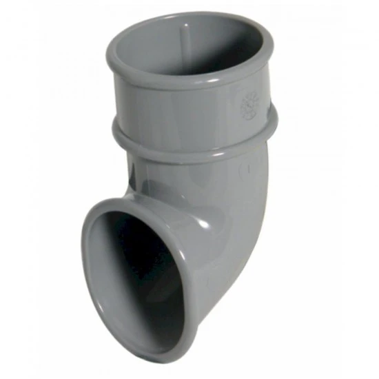  68mm Light Grey Round Downpipe Shoe 