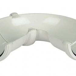 White Half Round Gutter Adjustable Angle - 50º  - 156º (RA3W) 
